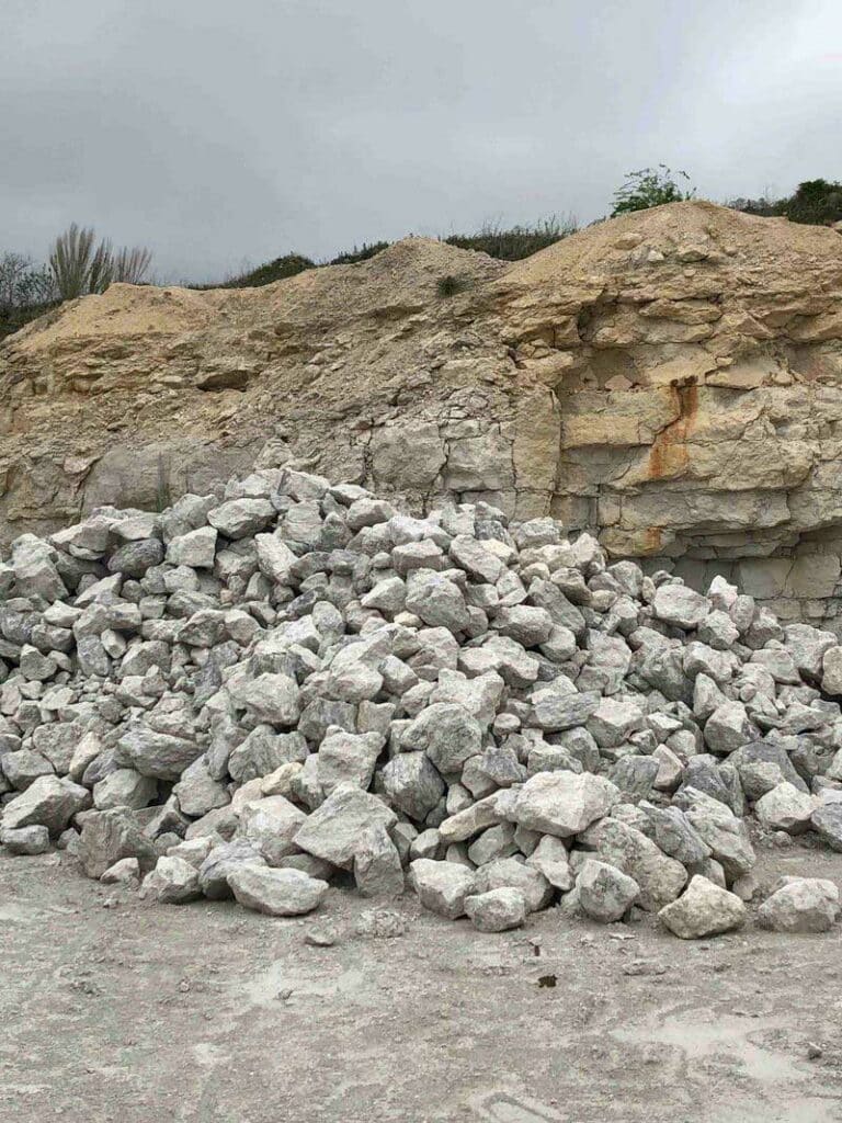 Large limestone Rip Rap